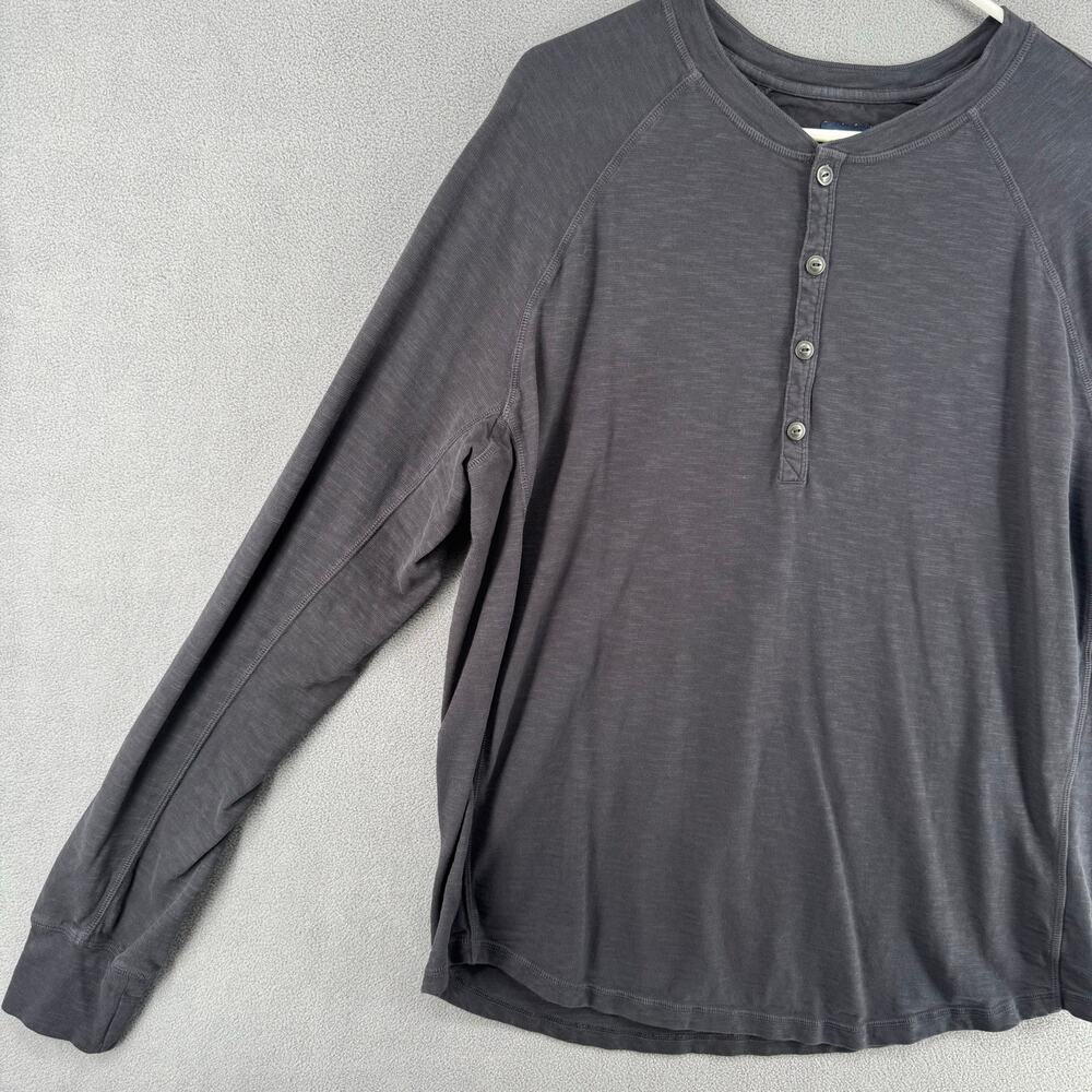 Good Man Brand Shirt Mens XL Black Long Sleeve 100% Cotton Button Neckline - Picture 4 of 14
